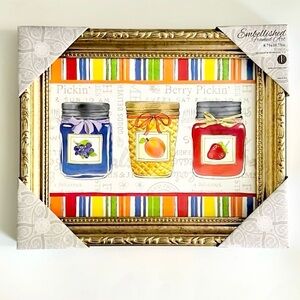 Golden Ornate Canvas Wall Art / Decor